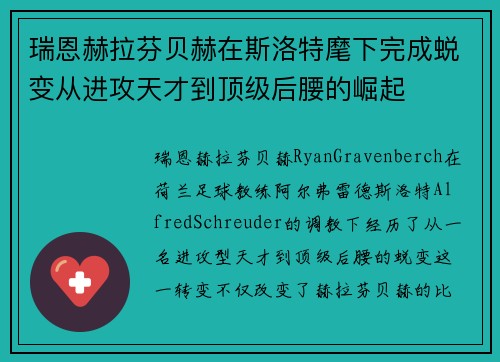 瑞恩赫拉芬贝赫在斯洛特麾下完成蜕变从进攻天才到顶级后腰的崛起